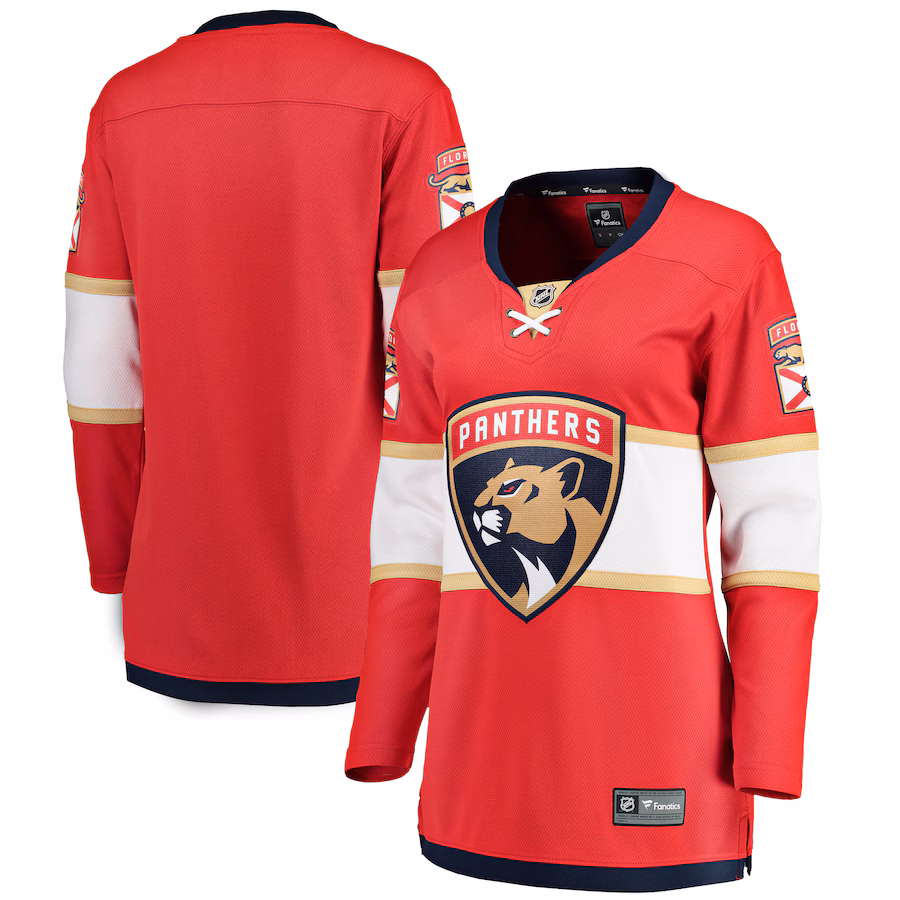 Women's Florida Panthers Fanatics Red Breakaway Home Jersey - Puhuasuan
