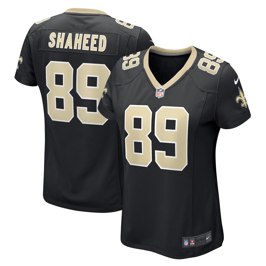 Women's New Orleans Saints Rashid Shaheed Nike Black Game Player Jersey - Puhuasuan