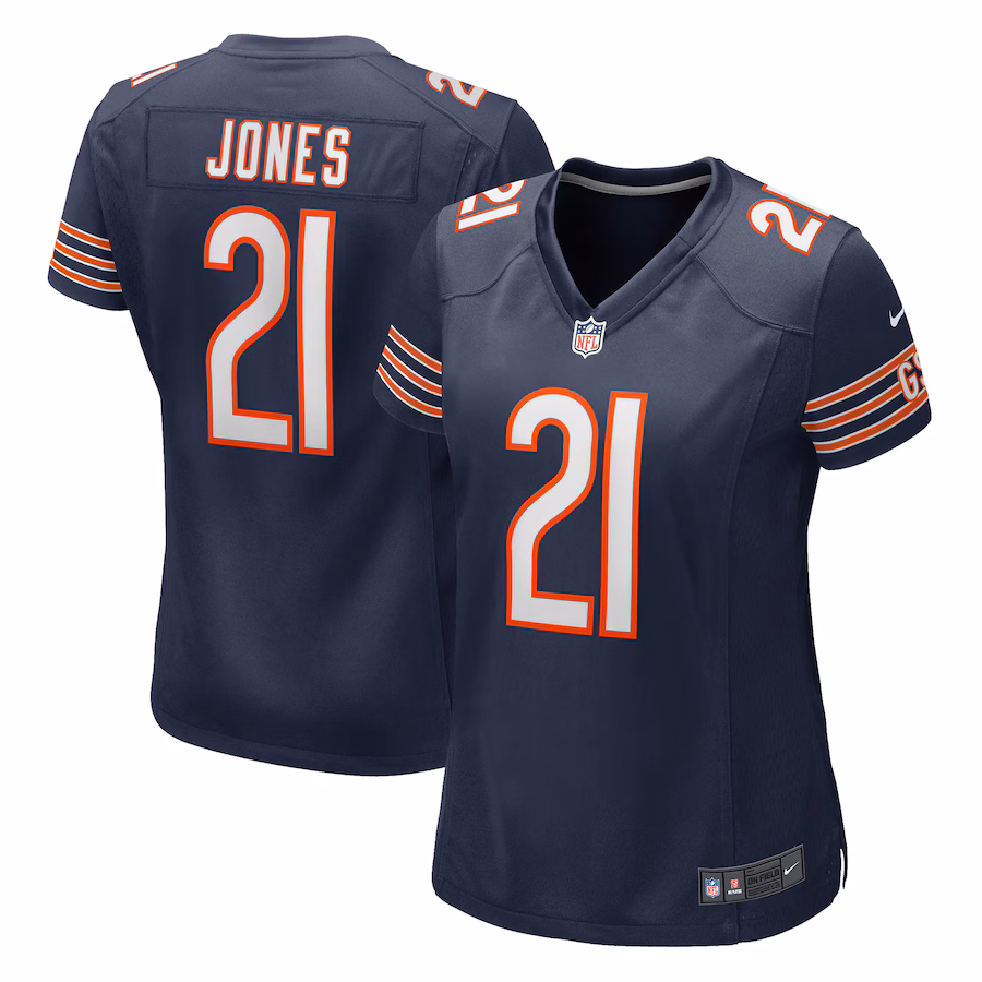 Women's Chicago Bears Jaylon Jones Nike Navy Game Jersey - Puhuasuan