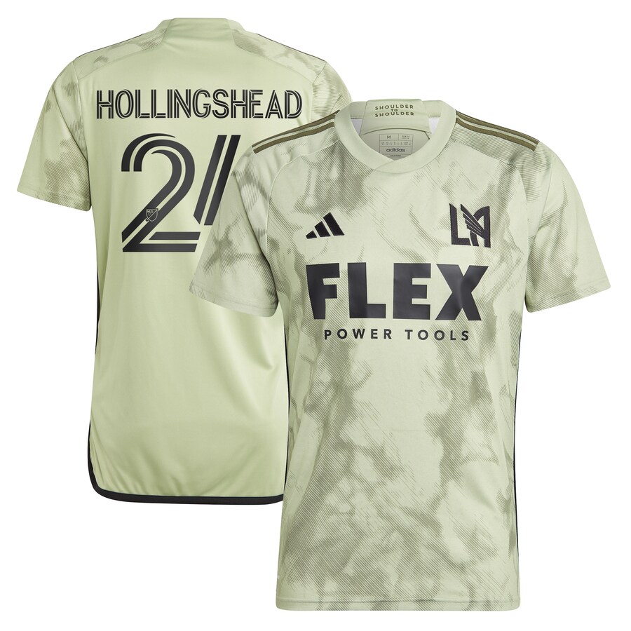 Men's LAFC Ryan Hollingshead adidas Green 2024 Smokescreen Replica Player Jersey - Puhuasuan