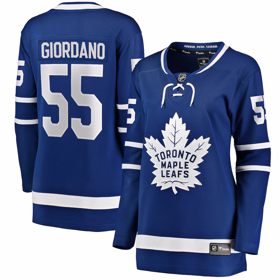 Women's Toronto Maple Leafs Mark Giordano Fanatics Blue Home Breakaway Player Jersey - Puhuasuan