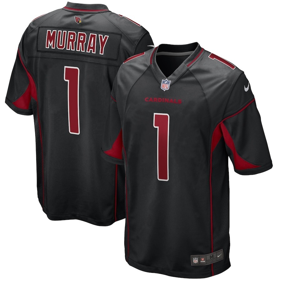 Men's Arizona Cardinals Kyler Murray Nike Black 2nd Alternate Game Jersey - Puhuasuan