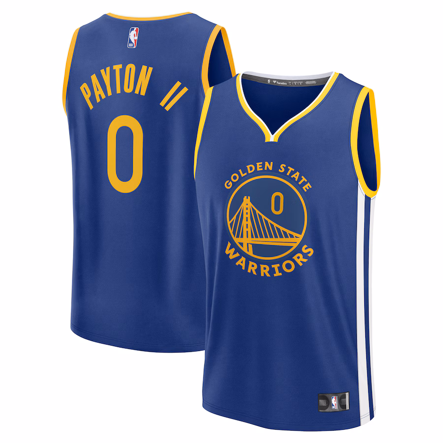 Men's Golden State Warriors Gary Payton II Fanatics Royal Fast Break Replica Player Jersey - Icon Edition - Puhuasuan