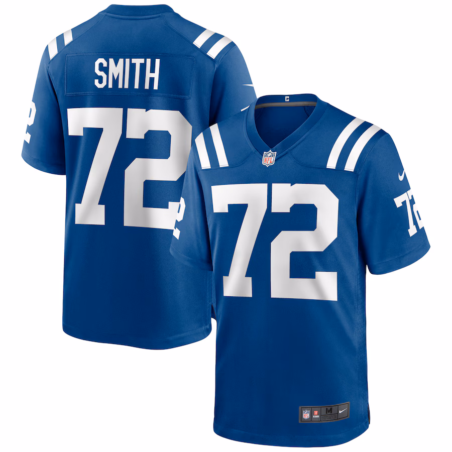 Men's Indianapolis Colts Braden Smith Nike Royal Game Jersey - Puhuasuan