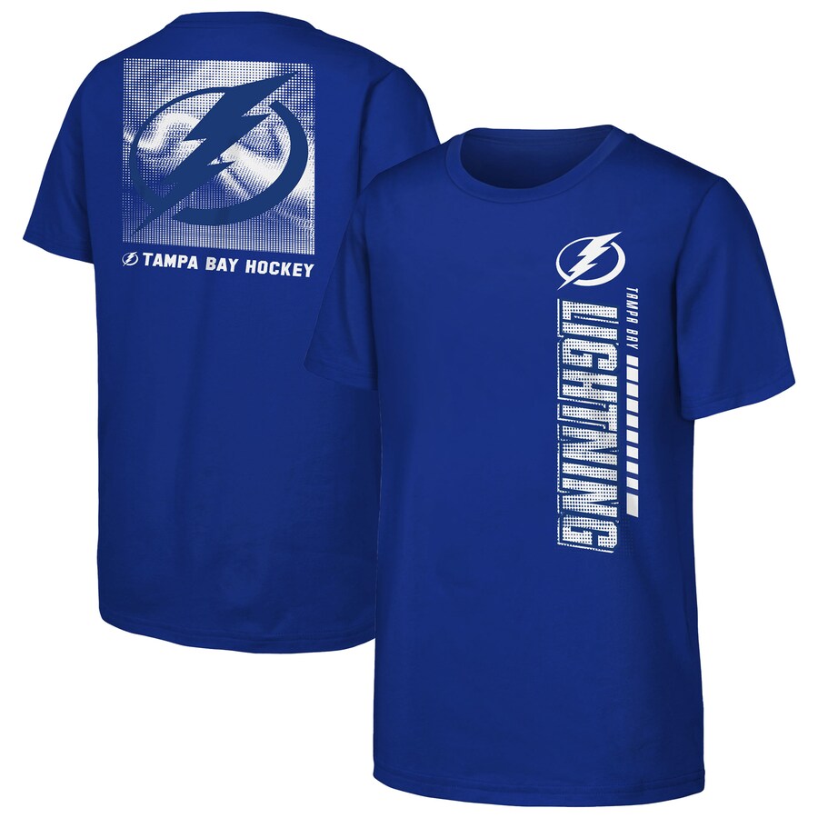 Youth Tampa Bay Lightning Blue Atmosphere T-Shirt - Puhuasuan