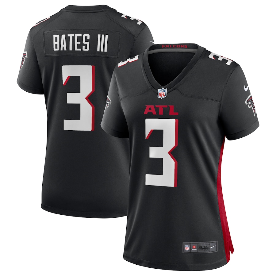 Women's Atlanta Falcons Jessie Bates III Nike Black Game Player Jersey - Puhuasuan
