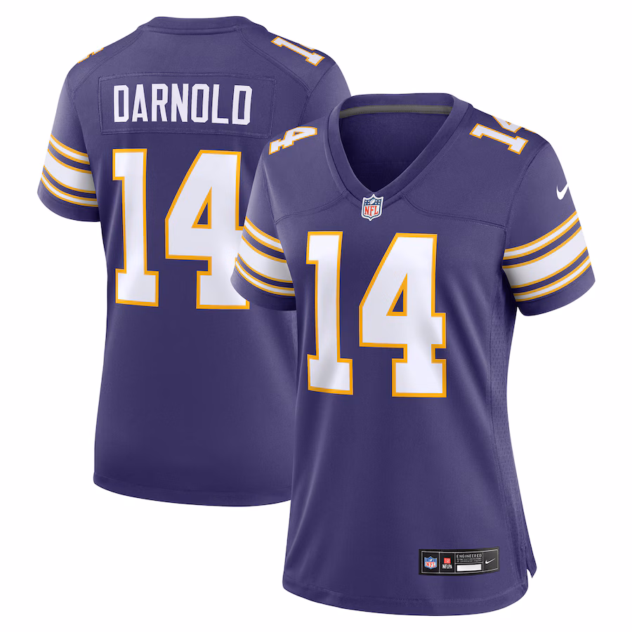 Women's Minnesota Vikings Sam Darnold Nike Purple Alternate Game Jersey - Puhuasuan