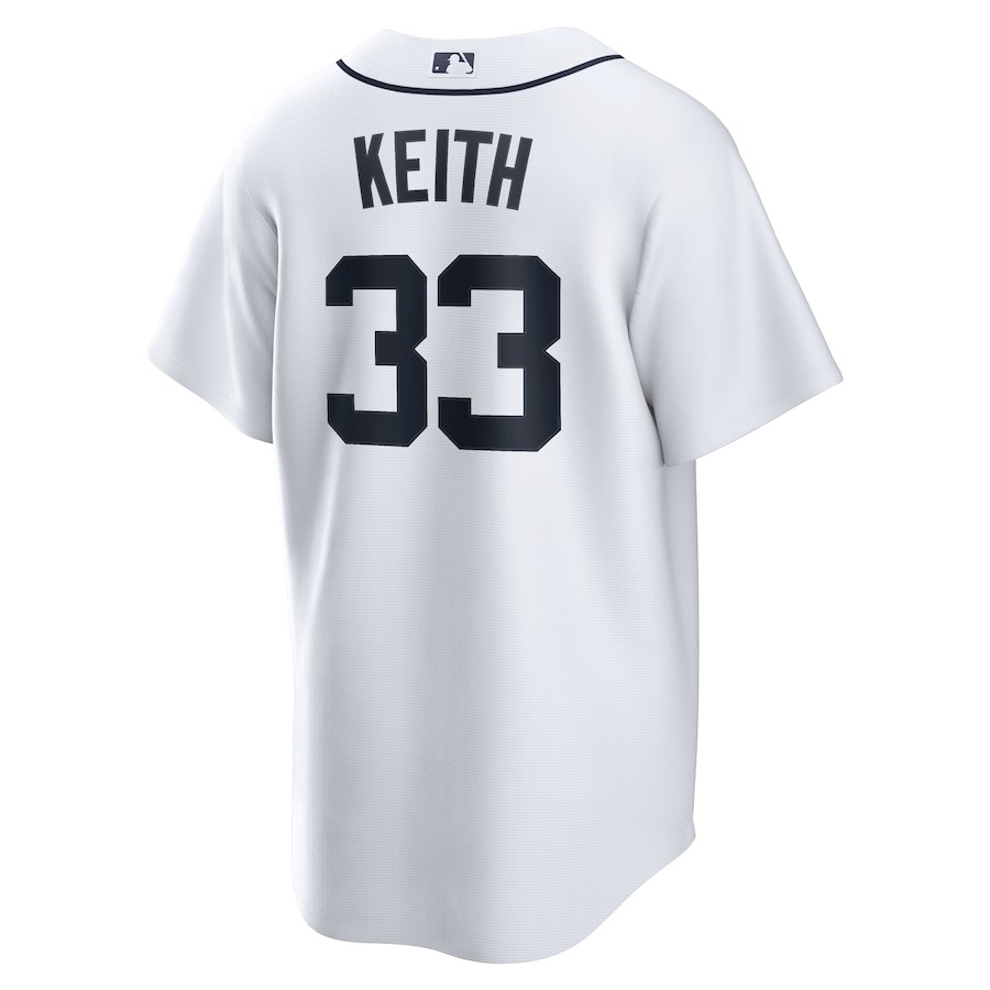 Men's Detroit Tigers Colt Keith Nike White Home Limited Player Jersey - Puhuasuan