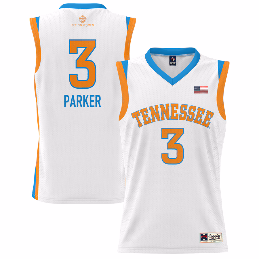 Youth GameDay Greats Candace Parker White Tennessee Volunteers Lightweight Basketball Alumni Jersey - Puhuasuan