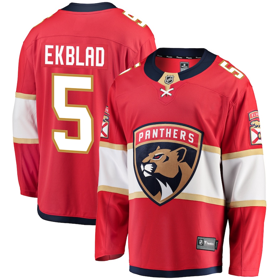 Men's Florida Panthers Aaron Ekblad Fanatics Branded Red Breakaway Player Jersey - Puhuasuan