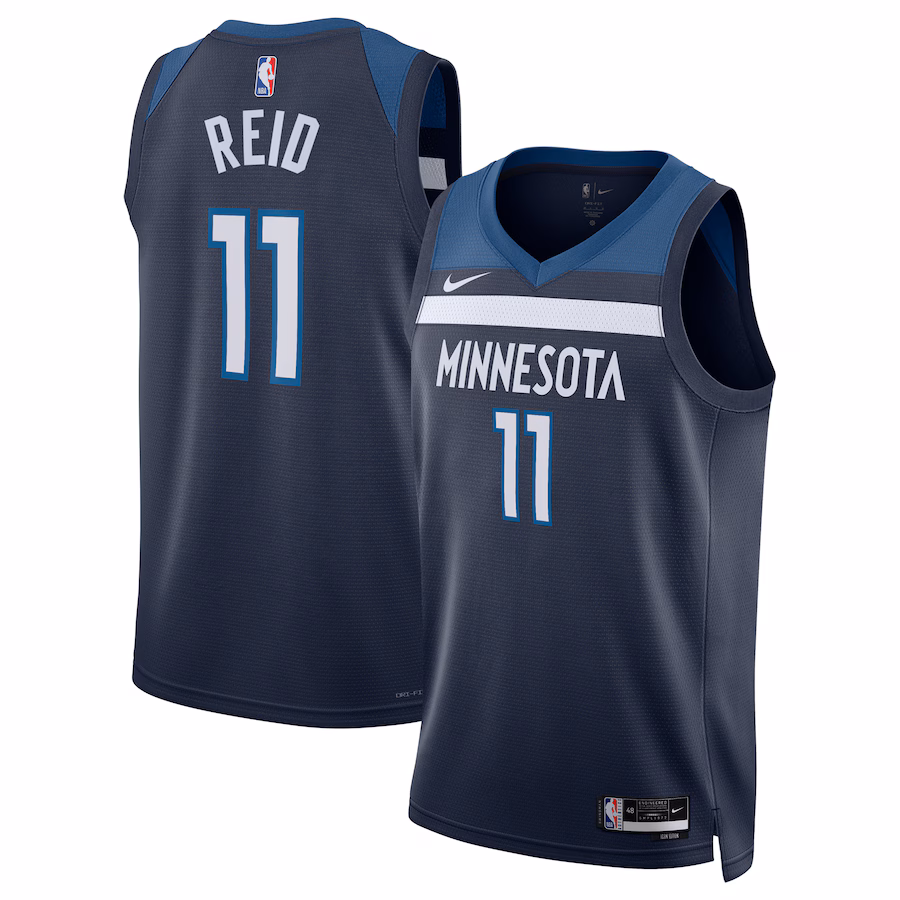Unisex Minnesota Timberwolves Naz Reid Nike Navy Swingman Replica Jersey - Icon Edition - Puhuasuan