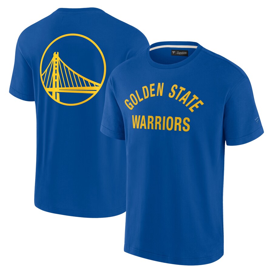 Unisex Golden State Warriors Fanatics Royal Elements Super Soft Short Sleeve T-Shirt - Puhuasuan