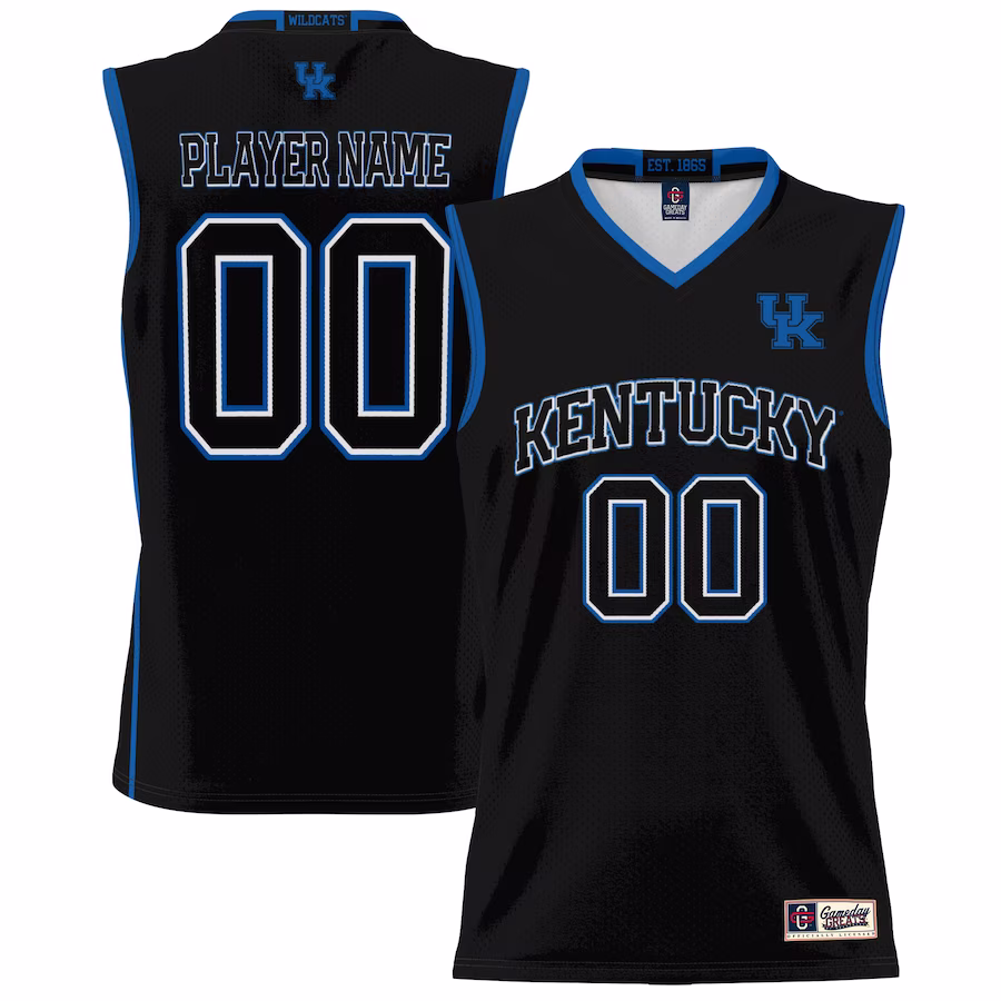 Kentucky Wildcats GameDay Greats Youth NIL Pick-A-Player Lightweight Women's Basketball Jersey - Black - Puhuasuan