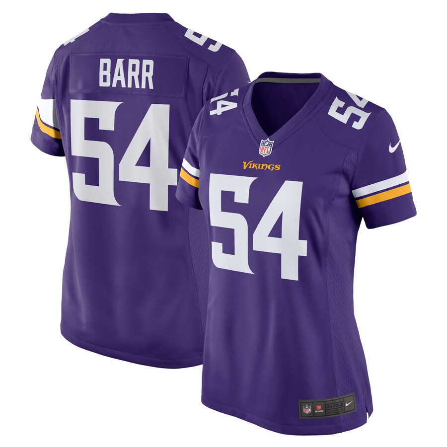 Women's Minnesota Vikings Anthony Barr Nike  Purple Team Game Jersey - Puhuasuan