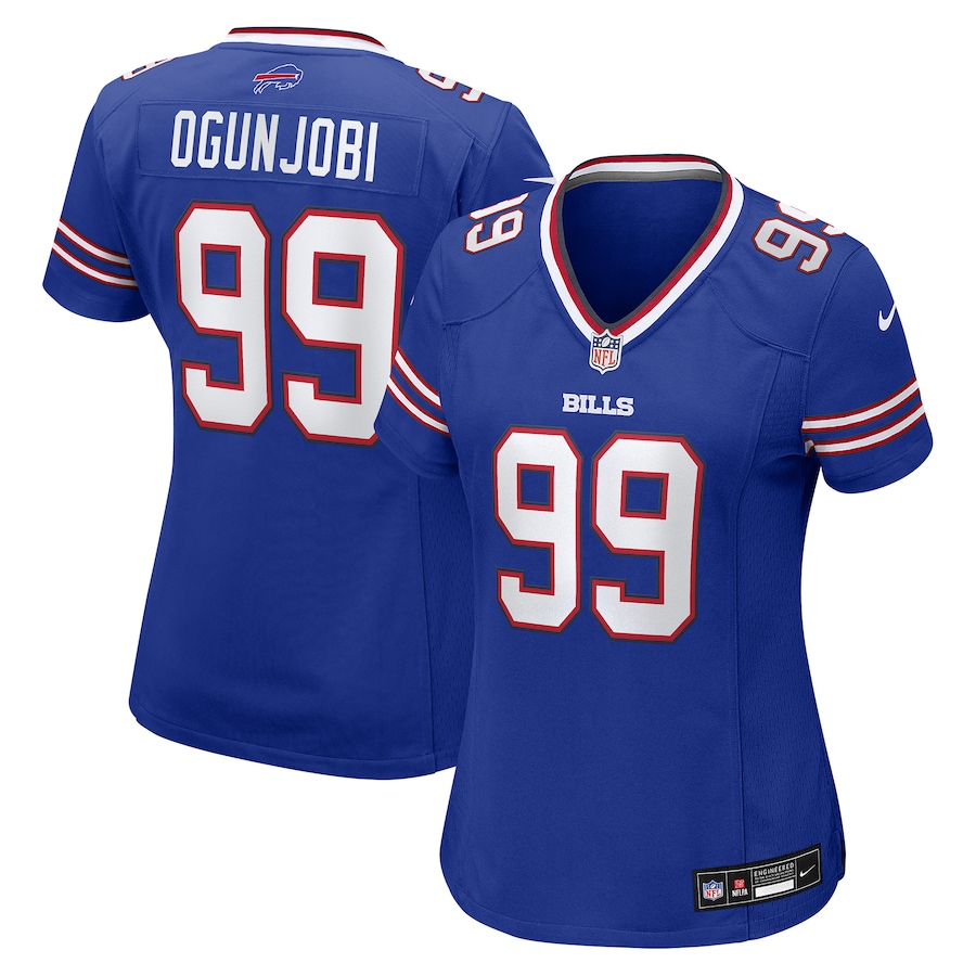 Women's Buffalo Bills Larry Ogunjobi Nike Royal Team Game Jersey - Puhuasuan
