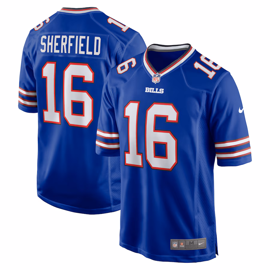 Men's Buffalo Bills Trent Sherfield Nike Royal Game Player Jersey - Puhuasuan