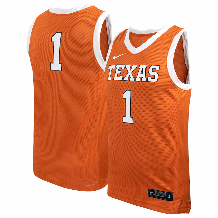 Unisex Nike Texas Orange Texas Longhorns Replica Basketball Jersey - Puhuasuan