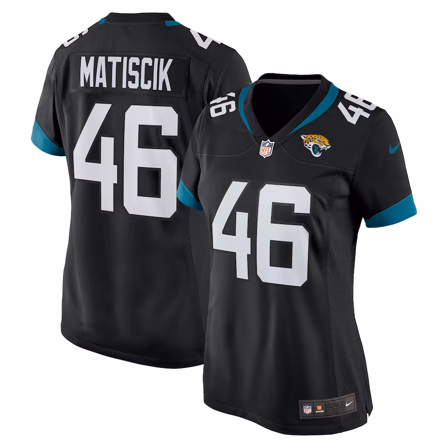 Women's Jacksonville Jaguars Ross Matiscik Nike Black Game Jersey - Puhuasuan