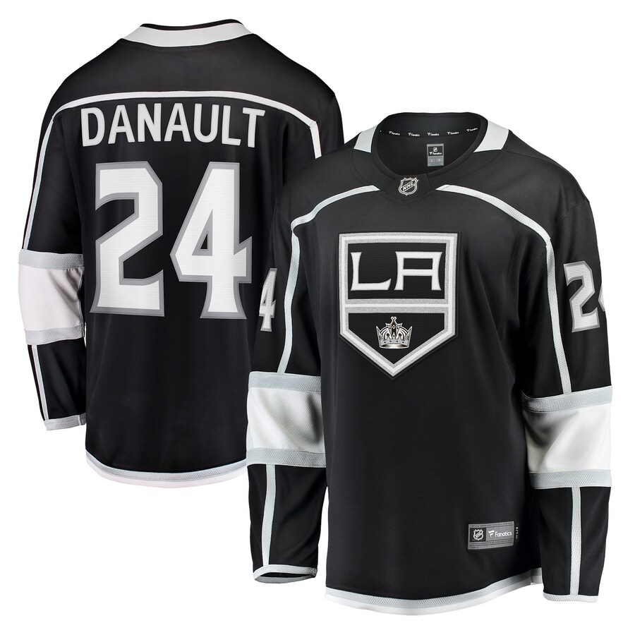 Men's Los Angeles Kings Phillip Danault Fanatics Branded Black Home Breakaway Player Jersey - Puhuasuan