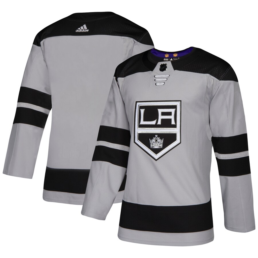 Men's Los Angeles Kings adidas Gray Alternate Authentic Jersey - Puhuasuan