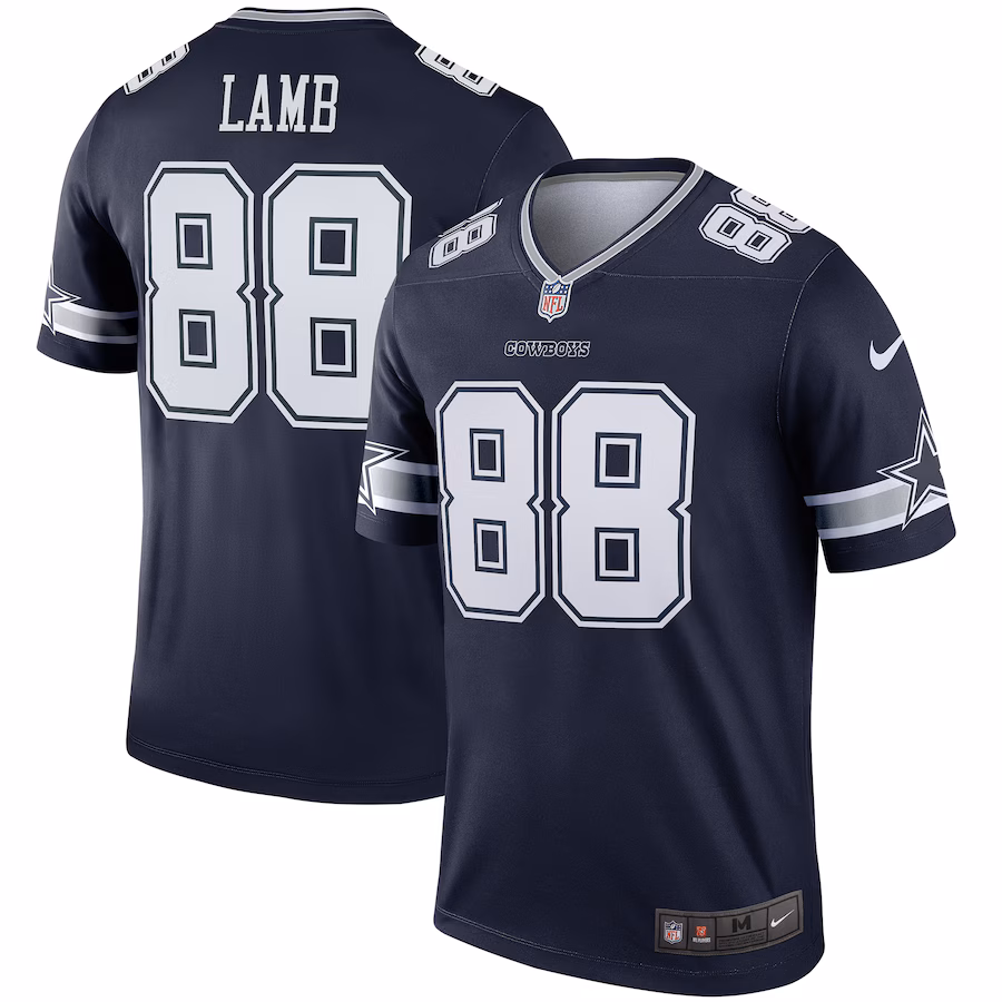 Men's Dallas Cowboys CeeDee Lamb Nike Navy Team Legend Jersey - Puhuasuan