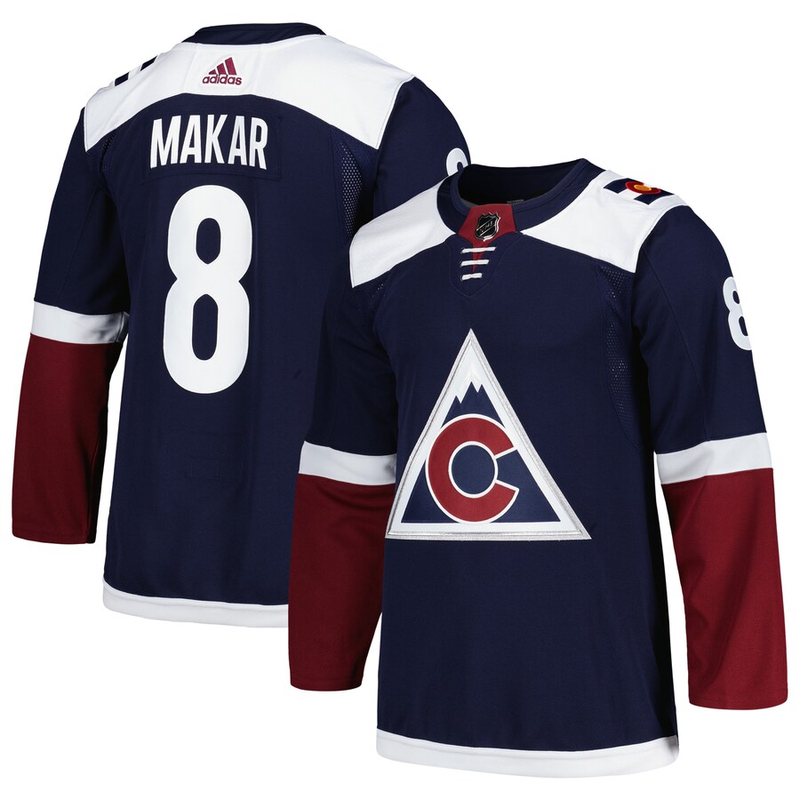 Men's Colorado Avalanche Cale Makar adidas Navy Alternate Primegreen Authentic Pro Player Jersey - Puhuasuan