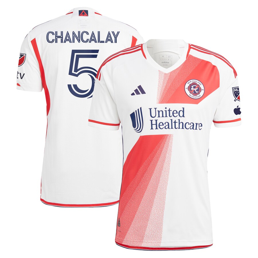Men's New England Revolution Tomás Chancalay adidas White 2024 Defiance Authentic Player Jersey - Puhuasuan