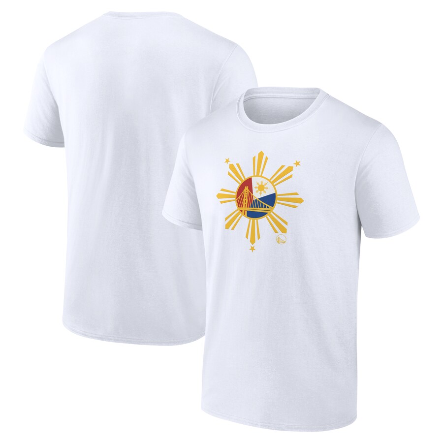 Men's Golden State Warriors  White Heritage T-Shirt - Puhuasuan