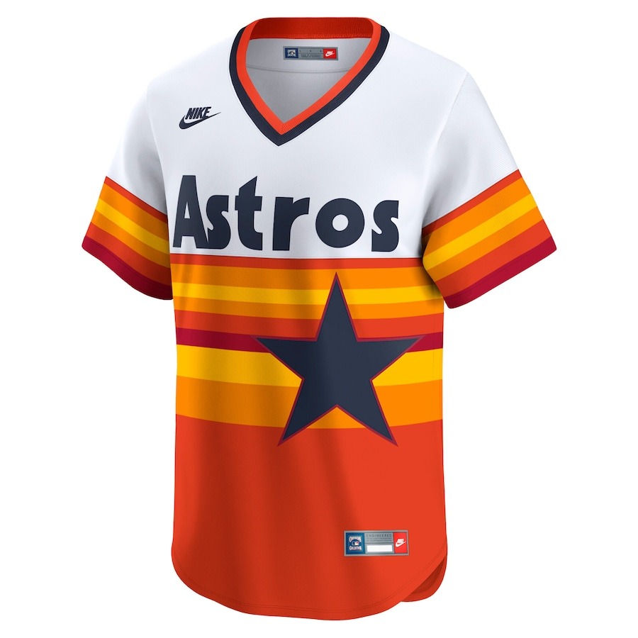 Men's Houston Astros Nolan Ryan Nike White Home Cooperstown Collection Player Jersey - Puhuasuan