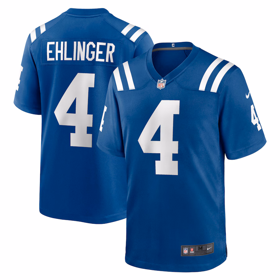Men's Indianapolis Colts Sam Ehlinger Nike Royal Game Jersey - Puhuasuan