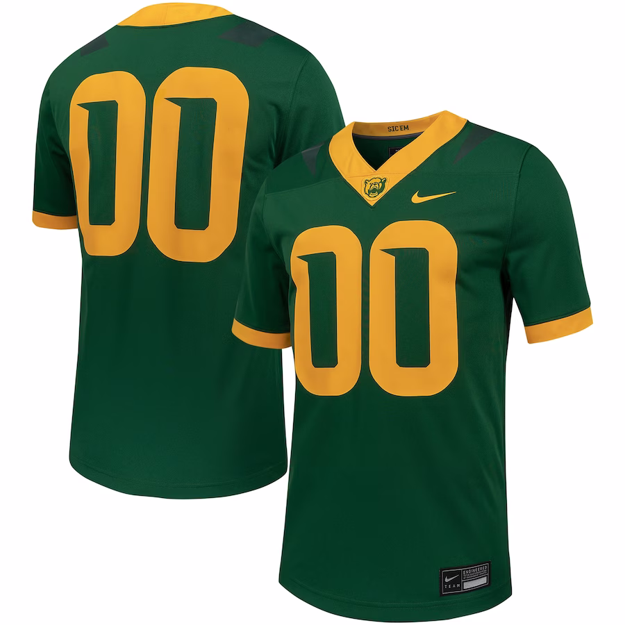 #00 Baylor Bears Nike Untouchable Football Replica Jersey - Green - Puhuasuan
