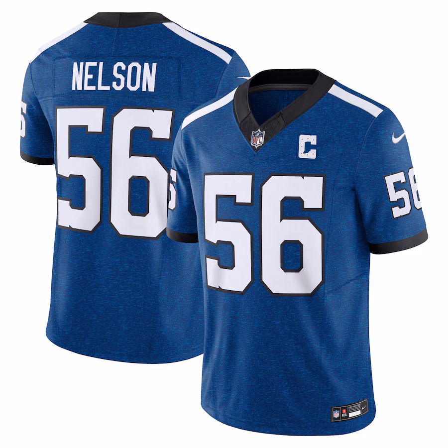 Men's Indianapolis Colts Quenton Nelson Nike Blue Vapor F.U.S.E. Limited Jersey - Puhuasuan