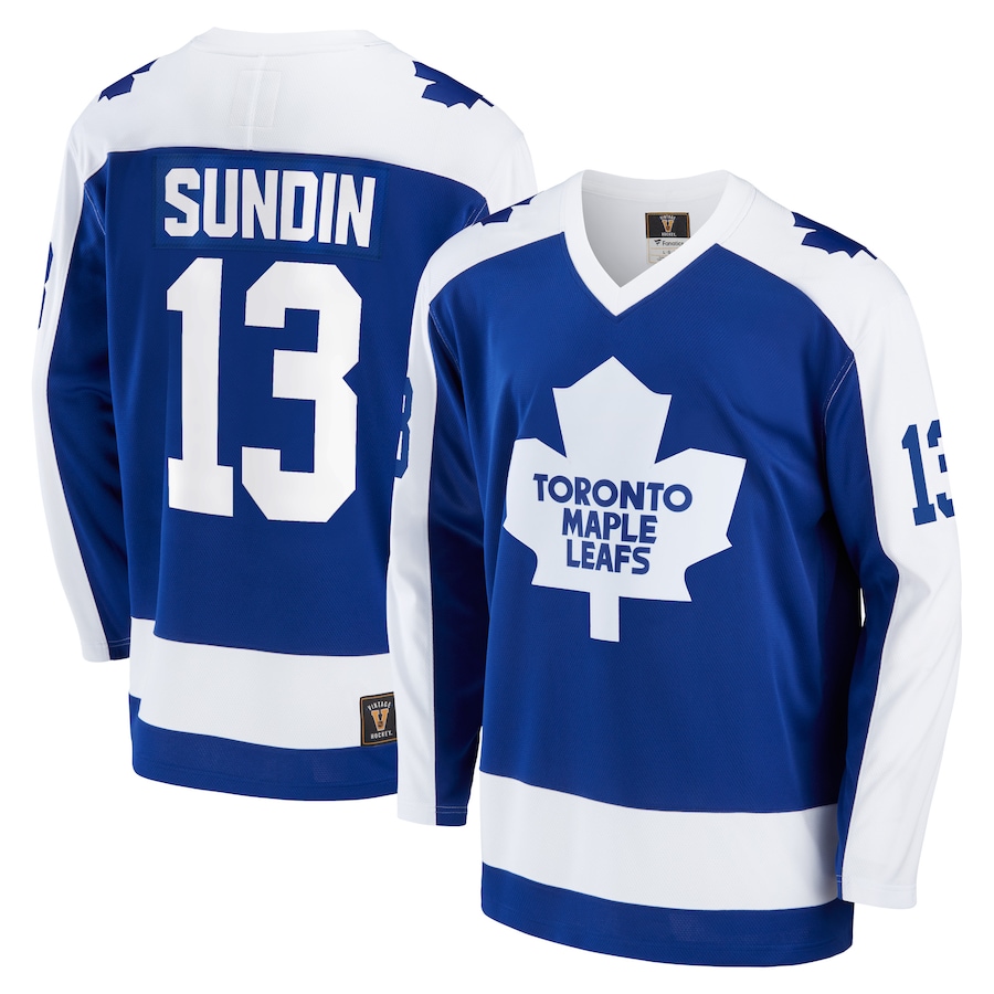 Men's Toronto Maple Leafs Mats Sundin Fanatics Branded Blue Breakaway Retired Player Jersey - Puhuasuan