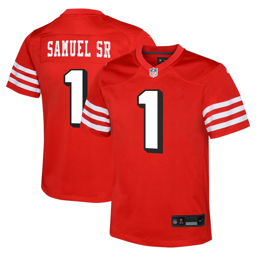 Youth San Francisco 49ers Deebo Samuel Sr Nike Scarlet Alternate Player Game Jersey - Puhuasuan