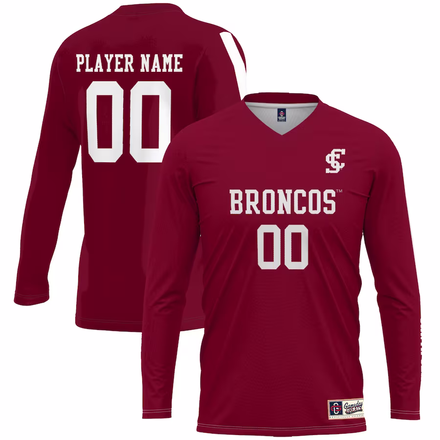 Santa Clara Broncos GameDay Greats Youth NIL Pick-A-Player Lightweight Women's Volleyball Jersey - Maroon - Puhuasuan