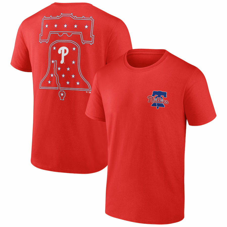 Men's Philadelphia Phillies Red Bring It T-Shirt - Puhuasuan