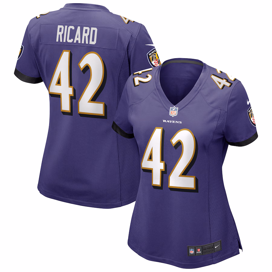 Women's Baltimore Ravens Patrick Ricard Nike Purple Game Jersey - Puhuasuan