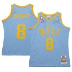 Men's Los Angeles Lakers Kobe Bryant Mitchell & Ness Powder Blue 2001/02 Hardwood Classics Authentic Player Jersey - Puhuasuan