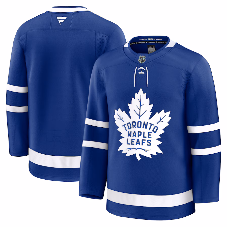 Men's Toronto Maple Leafs Fanatics Blue Home Premium Jersey - Puhuasuan