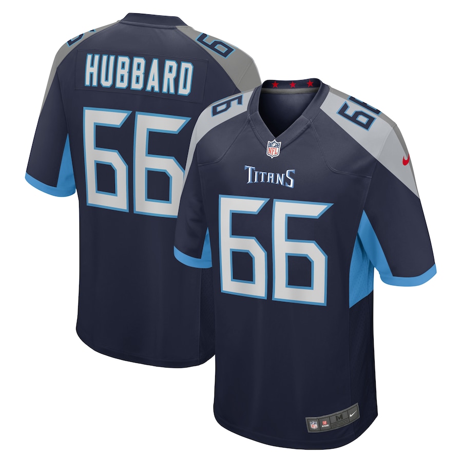 Men's Tennessee Titans Chris Hubbard Nike  Navy Team Game Jersey - Puhuasuan