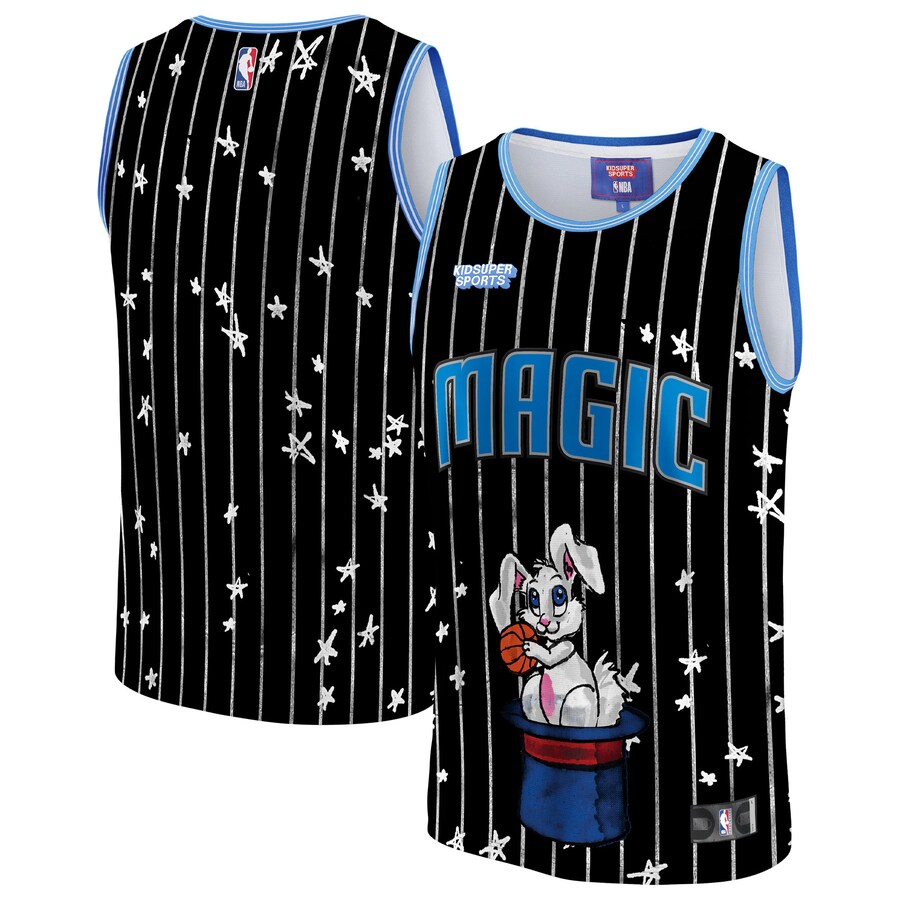 Unisex Orlando Magic NBA & KidSuper Studios by Fanatics Black Hometown Jersey - Puhuasuan