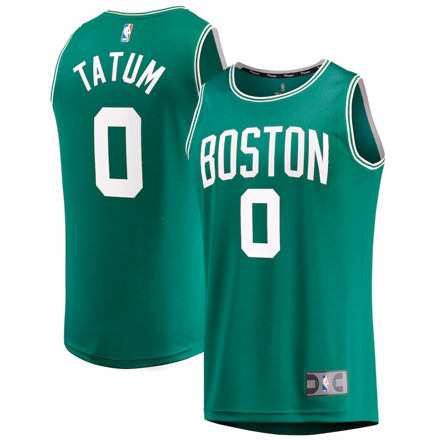 Men's Boston Celtics Jayson Tatum Fanatics Kelly Green Big & Tall Fast Break Player Jersey - Icon Edition - Puhuasuan