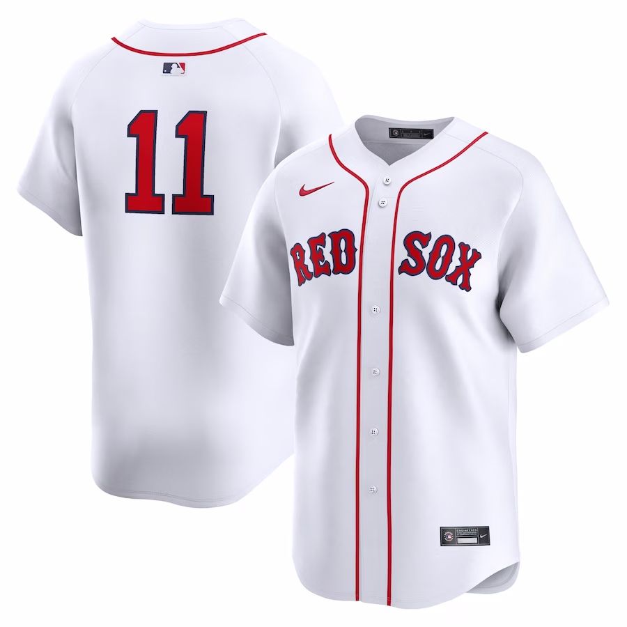 Men's Boston Red Sox Rafael Devers Nike White Home Limited Player Jersey - Puhuasuan