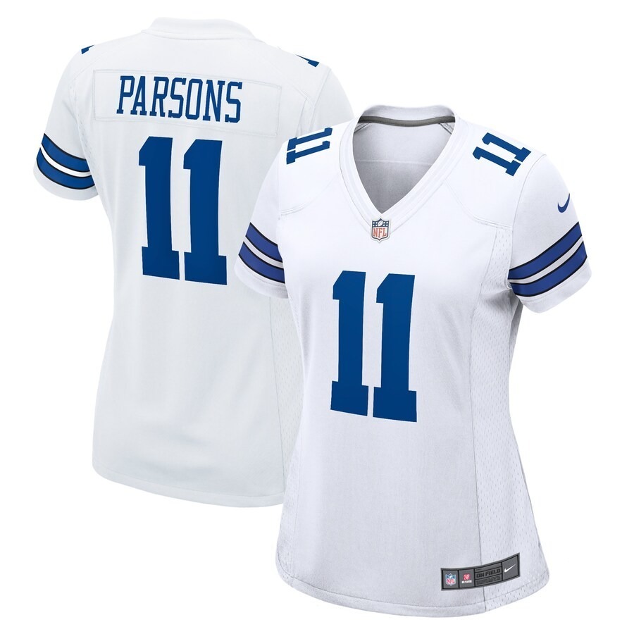 Women's Dallas Cowboys Micah Parsons Nike White Game Player Jersey - Puhuasuan