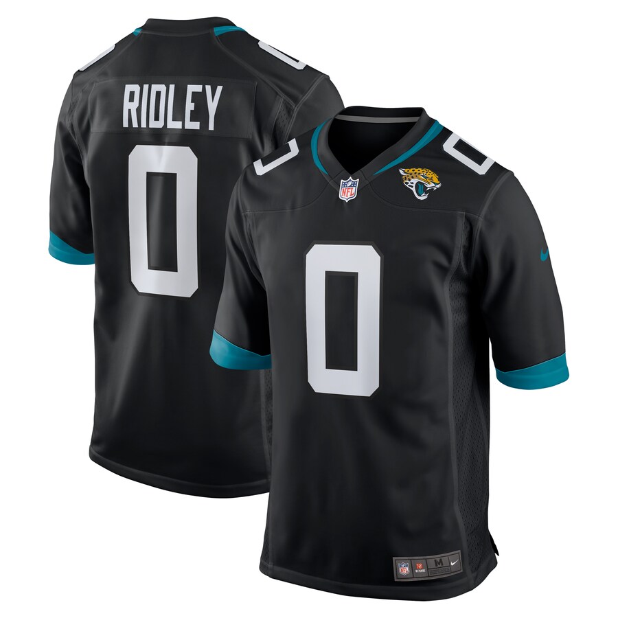 Men's Jacksonville Jaguars Calvin Ridley Nike Black Game Jersey - Puhuasuan