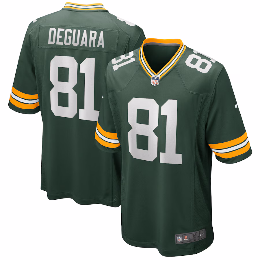 Men's Green Bay Packers Josiah Deguara Nike Green Player Game Jersey - Puhuasuan