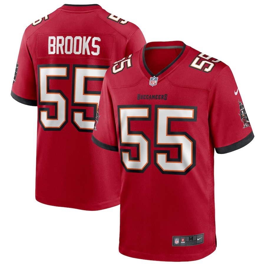Men's Tampa Bay Buccaneers Derrick Brooks Nike Red Game Retired Player Jersey - Puhuasuan