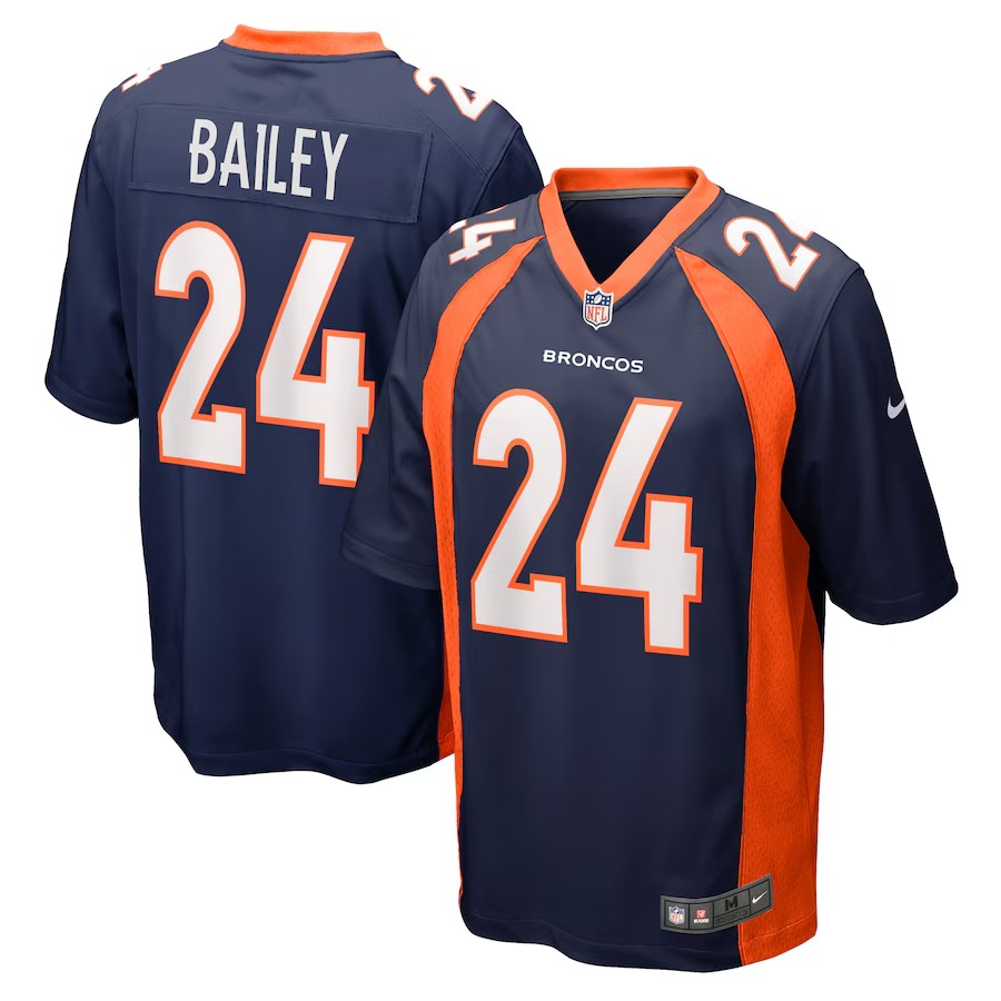 Men's Denver Broncos Champ Bailey Nike Navy Retired Player Jersey - Puhuasuan