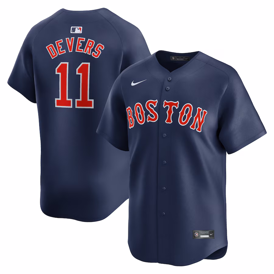 Men's Boston Red Sox Rafael Devers Nike Navy Alternate Limited Player Jersey - Puhuasuan