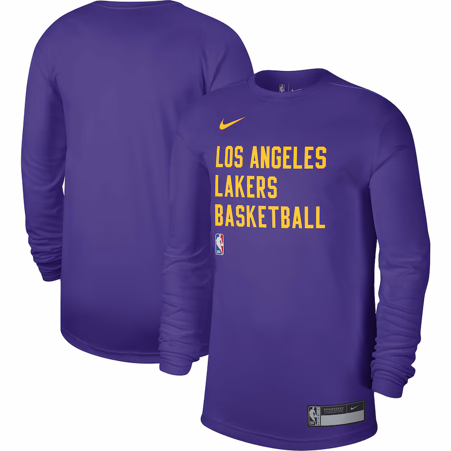 Unisex Los Angeles Lakers Nike Purple 2023/24 Legend On-Court Practice Long Sleeve T-Shirt - Puhuasuan